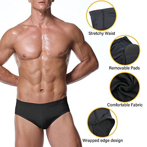 Mens Butt Lifter Shapewear Hip Enhancer Mens Padded Underwear with Detachable Pads2
