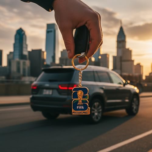 Image of 2026 FIFA World Cup Keychain - Officially Licensed, Collectible Gift for Fans, Durable Metal Ring for Keys, Backpacks