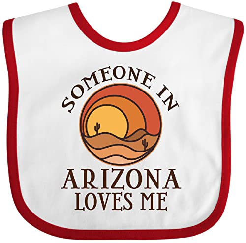 inktastic Someone in Arizona Loves Me Baby Bib