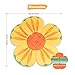 YooxArmor Baby Bath Pad for Infant Bathtub Sink, Non-Slip Flower Bathtub for Infants 0-6 Months, Soft Baby Sink Bath Cushion for Babies Bath Time, Newborns Bath Essentials Must Haves-Sunflower