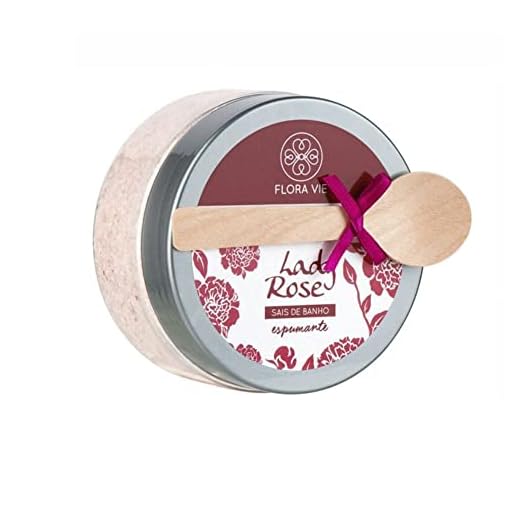 Sais de Banho Espumante Lady Rose 200g - Flora Vie