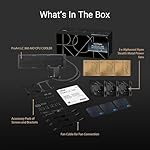 ASUS ProArt LC 360 all-in-one AIO CPU liquid cooler AMD AM4 AM5 & Intel LGA 1700, 1200, 115X support, with illuminated system status meter and three matte black Alphacool Apex Stealth Metal Power fans - Image 5