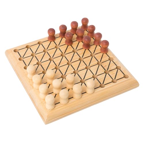 Bamboo Chinese Checkers Game – Classic Wooden Strategy Board Game