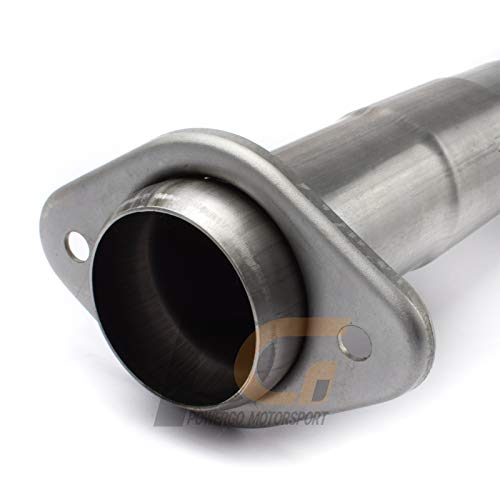 POWERGO MOTORSPORT 1252D01500 Dual Outlet Side Exit Cat-back Exhaust System for F-150 XL XLT SSV King Ranch Lariat 2WD 4WD 2.7L 3.5L 5.0L V8