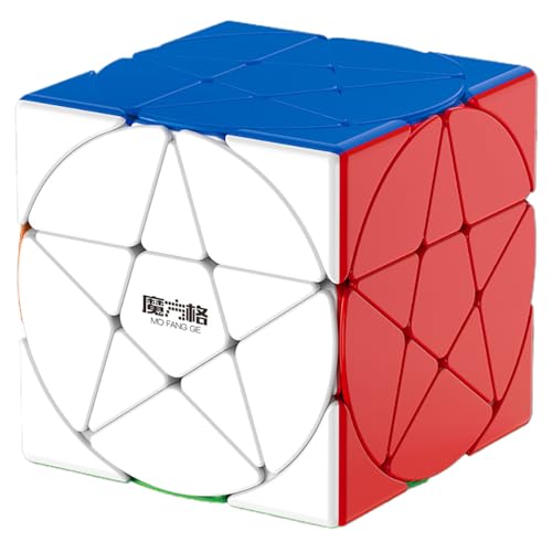 Image of HAWKISTER Qiyi Pentacle Cube (Lite) - Stickerless Shape Mod Speed Cube Puzzle, Unique Star Pattern, Challenging Brain Teaser, 6+ Years