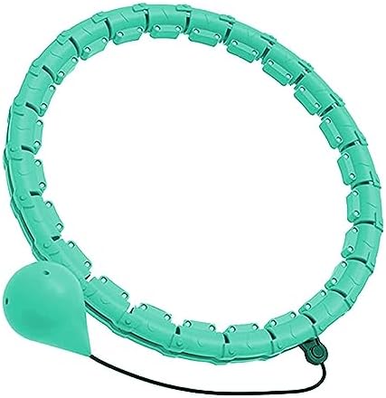 Weighted Hula Hoop Thin Waist Artifact Special for Abdominal Fat Reduction and Weight Loss Special Fitness Infinity Hoop Equipment for Women with 24 Optional Links Hula Hoop Weight Loss