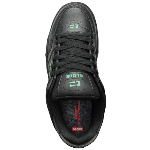 Globe Tilt Mens Skate Trainers in Black Green3
