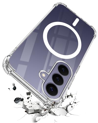 Image of Jkobi Shockproof Crystal-Clear Back Cover for Samsung Galaxy S26 Plus (Magsafe Wireless Support | Drop & Camera Protection | Hard Polycarbonate)