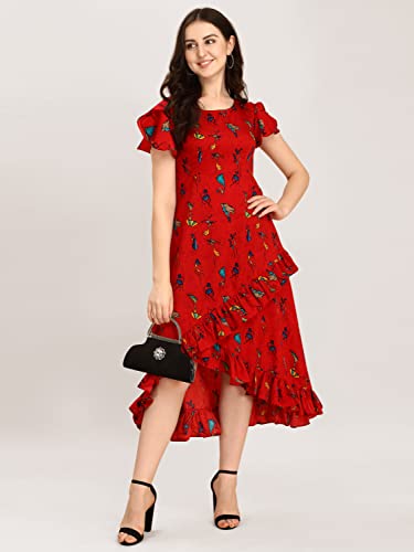 Image of QIQI Women's Crepe A-Line Maxi Casual Dress