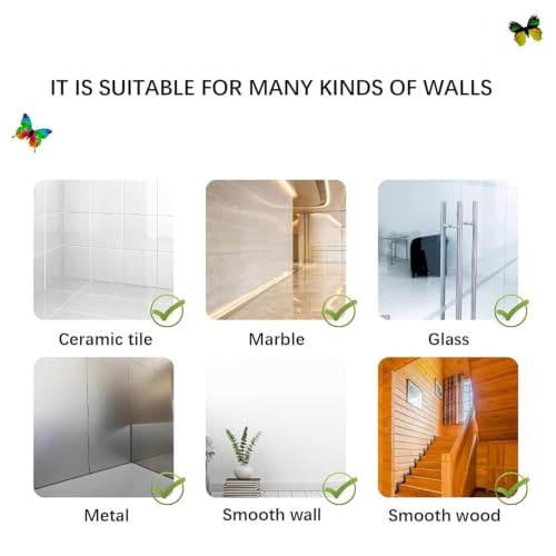 Image of SpecialYou Butterfly Wall Stickers for Home Decoration, Home Decor, Wall Decor Items for Living Room, Room Decoration Items, Stickers Sets - 12pcs (12, Green)