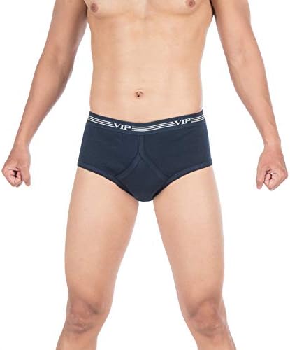 VIP Men's Cotton Briefs - Spector Assorted Solid Colours 36IN (Pack of 3)