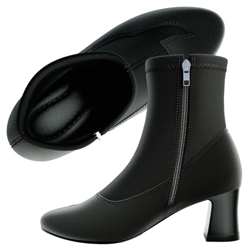 for Mommy Pregnancy Shoes for Swollen Feet – Stretchable with Patented Design, Providing Comfort and Style for Pregnant Women – Wide, Non-Slip Shoes Black Velvet