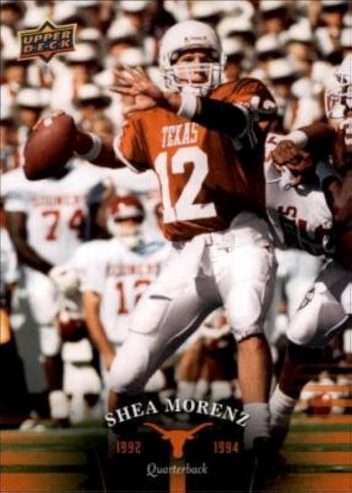 Amazon.com: Shea Morenz football card (Texas Longhorns) 2011 Upper Deck #58  1992-1994 Quarterback : Collectibles & Fine Art