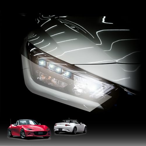 【axis-parts】マツダ ロードスター 適合 型式:ND ヘッドライトプロテクションフィルム カット済 左右2点セットヘッドライト保護フィルム カーフィルム【フィルムカラー選択可】カラー:ブルースモーク(ST)