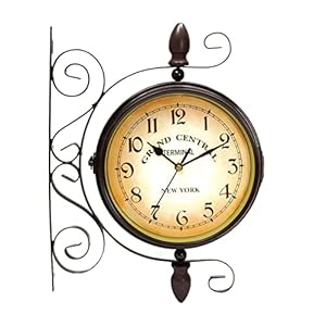 Ebaytv Grand Central Dwustronny Zegar Ścienny