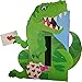 Valentine's Day Box for Kids Classroom Card Exchange, Dinosaur - Includes 1 Red Mailbox and 1 Dino Themed Decorating Kit - Fun School Craft Activity for Boys and Girls Class Party, Bundle of 2 Items