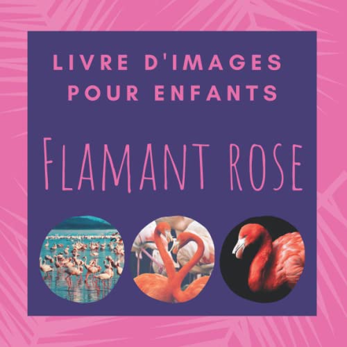 Livre d'images pour enfants - Flamant rose: Découvrir les flamants rose en image - Enfants de 2 à 5 ans