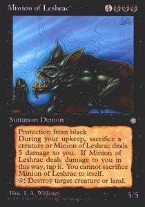 Magic The Gathering - Minion of Leshrac - Ice Age