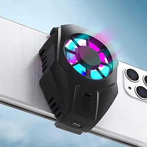 tjlss portable mobile phone cooler cooling fan smartphone game holder cooling pad back clip