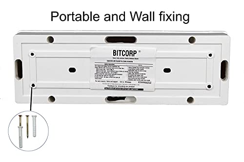 Image of BITCORP 16A Heavy Duty Power Extension Board with 2 Socket 2 MCB, 6000W MCB Overload Protector, 8 Meter 4.0mm Electric Cord for AC, Refrigerator, EV Charger, Washing Machine, Geyser