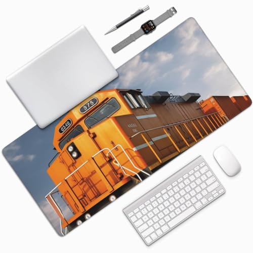 Tapis de souris de jeu grand format 90x40cm avec base antidérapante pour bureau - 7