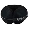 Travelfix Regular Size Premium Travel Pillow With Closureneck Pillow With Ergonomic Support Function Free Transport Bag With Attachment Clip
