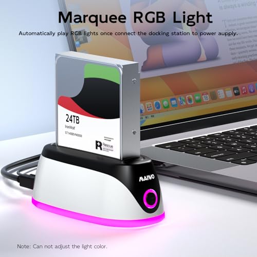 Docking Station MAIWO para HDD SSD SATA 2.5 y 3.5 pulg USB 3.0 miniatura 4