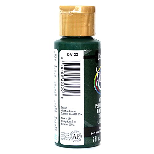 Image of DecoArt Americana Acrylic Paint, 2-Ounce, Hauser Dark Green