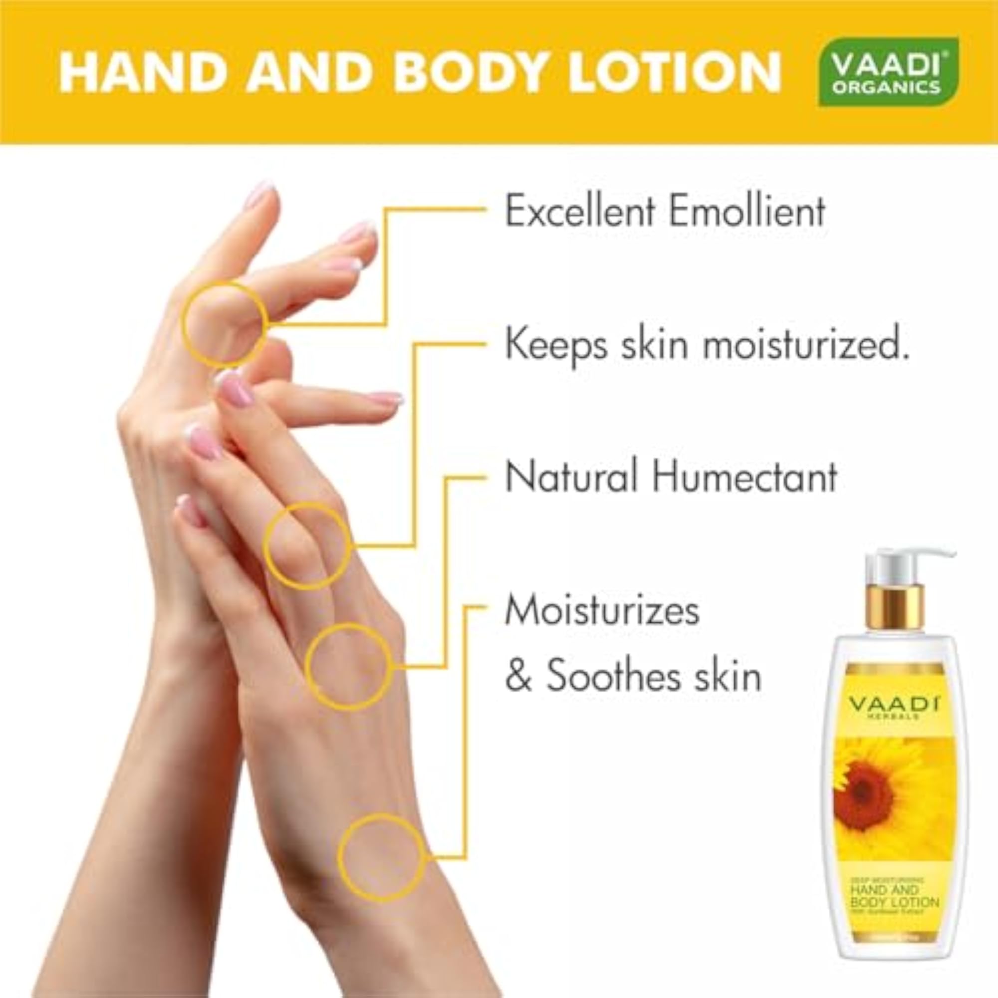 Hand and Body Lotion with Sunflower Extract, 350g