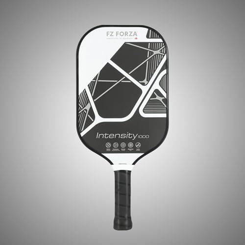 FZ Forza Intensity 1000 Pickleball Paddle - 14mm Frosted Graphite Surface, PP Honeycomb Core, Elongated Design, Lightweight 220-230g, PU Grip, Black 2 41tvRYNH0QL