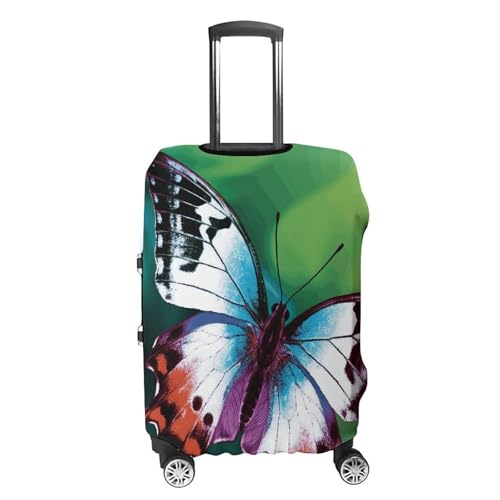 Beautiful Butterfly Printed Luggage Cover Protector, Fits 18-32 Inch Luggage4
