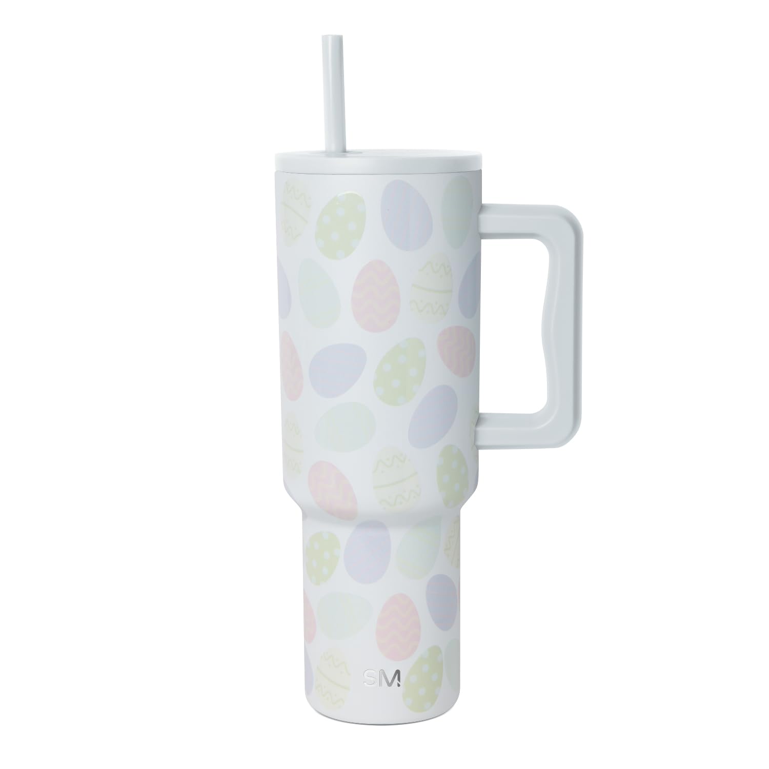 Simple Modern Tumbler with Handle and Straw | 40oz | Easter Eggs