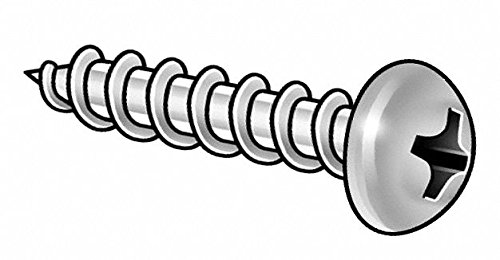 Tap Sht Mtl Screw, Truss, 8, 1-1/4in, PK100 (3 Pieces)