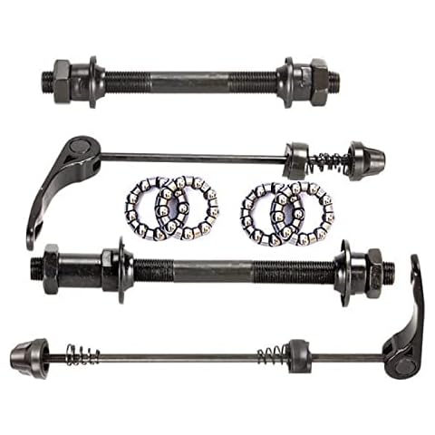LVYXON Cycling Bike Axle Quick Release Skewer MTB Mountain Bicycle Front Rear Axle Tools Set With 25mm(1/4) Hub Bearings Cover