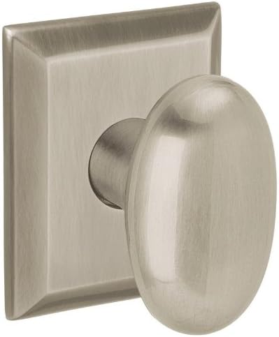 Baldwin 5024.IMR Individual Oval Estate Door Knob Without Rosette, Oil Rubbed Bronze