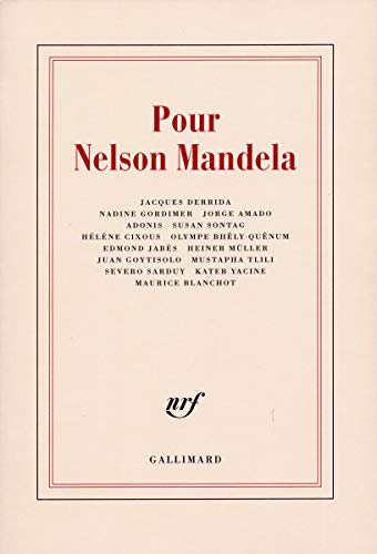 Pour nelson mandela (blanche) (french edition)