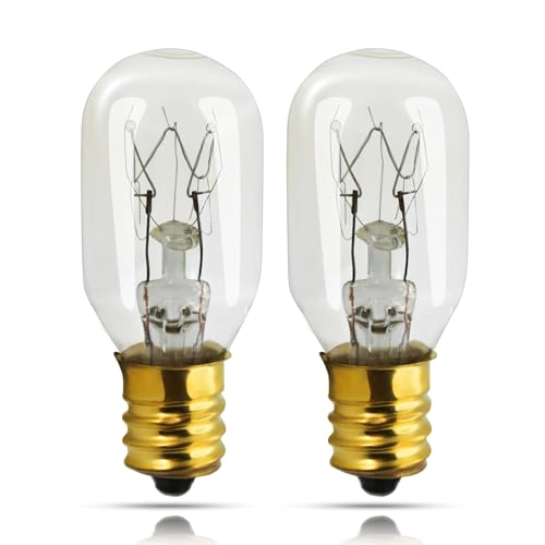 PWEOW 20W 120V Makeup Mirror Bulb for Conair RP34B Incandescent Mirror Replacement Bulbs, E12 Candle Holder Base, 2700K 2-Pack
