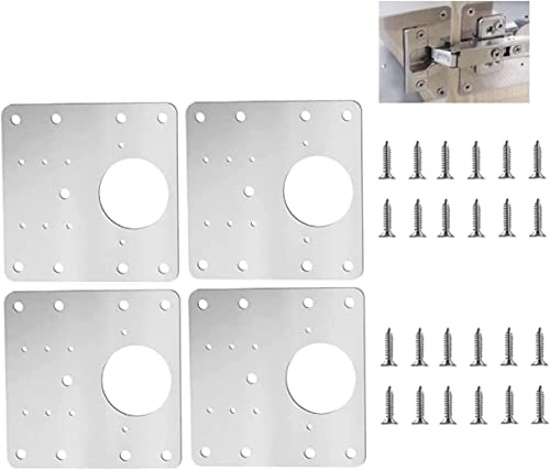 Encuentra reviews de Reparacion de cocinas favoritos de las personas. 31 Placa De Reparación De Bisagras De Gabinete, 4 Piezas Kit De Repuesto De Soporte De Bisagra De Puerta De Acero Inoxidable Para Cocina, Armario, Muebles, Fácil Instalación Con...