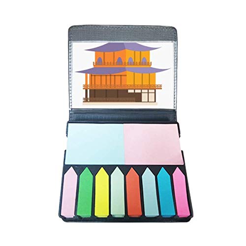 Marque-page autocollante thématique Japon traditionnel en boîte cadeau pour passionnés de lecture