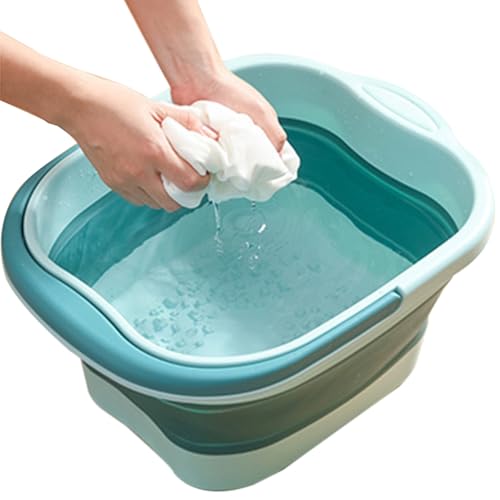 Bac de Trempage pour Pieds - Bassin de Pédicure avec Points de Massage pour Trempage des Pieds - Seau De Pédicure Portable Pour Lavage Et, Pour Homme, Femme, Mère, Père, Épouse Et