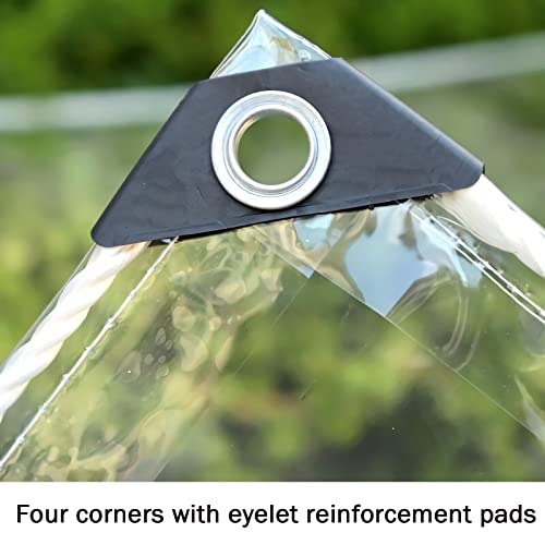 Bâche transparente coupe-vent de 0,35 mm pour isoler une terrasse du froid - 4