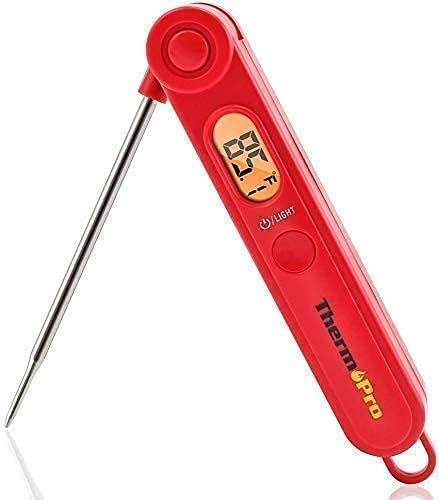 review ThermoPro TP25 495ft Long Range Wireless Bluetooth Meat Thermometer + ThermoPro TP03 Digital Instant Read Meat Thermometer