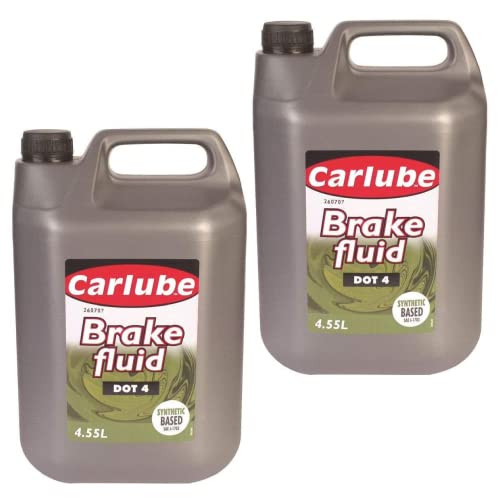 Carlube BFL455 Synthetic Based Dot 4 Brake Fluid 4.55 Litre x 2