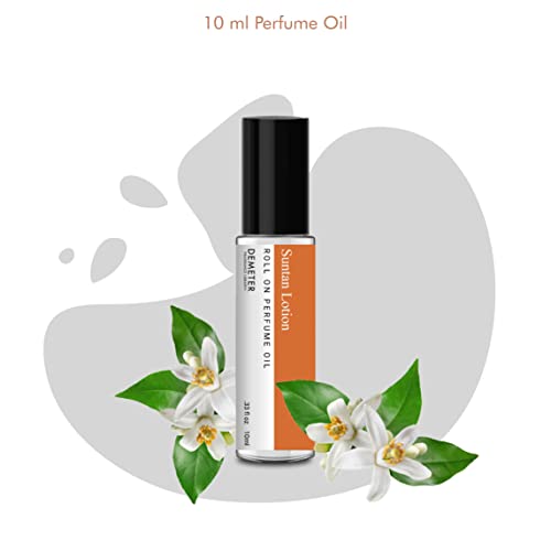 Demeter Suntan Lotion Roll On Perfume Oil Fragrance Library, Roll On Perfume, 33 Oz, Long-Lasting #TOP1