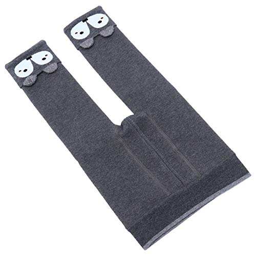 Amosfun Leggings para Crianças Calças de Tricô para Bebês Leggings de Pelúcia para Crianças Raposa C