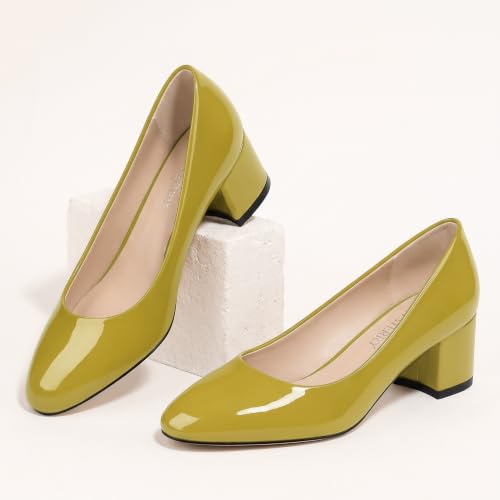 Image of SKYSTERRY Women's Low Heel Dress Pumps Shoes 2 Inch