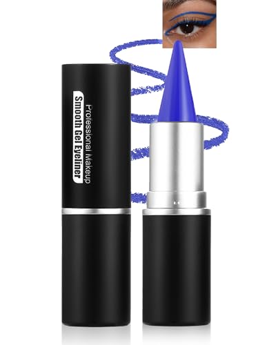 Blue Gel Eyeliner Cream Pencil, Face Paint Stick Smokey Halloween...