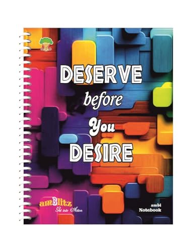 Image of amblitz Spiral Notebook | 18 X 24 CM | B5 Size | School /College Students's Choice for Note Making | 70 GSM Thick White Paper | Diary Size | Personal & Office Use | (300 Pages, UNRULED Notebook)