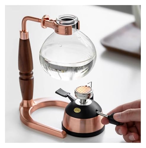 Siphon Kaffeemaschine, Retro-Vakuum-Siphon-Topf-Perkolatoren aus Glas for 1–5 Tassen, Tisch-Siphon-Kaffeemaschine aus Glas for Kaffee oder Tee 5 Siphon Kaffeemaschine, Retro-Vakuum-Siphon-Topf-Perkolatoren aus Glas for 1–5 Tassen, Tisch-Siphon-Kaffeemaschine aus Glas for Kaffee oder Tee