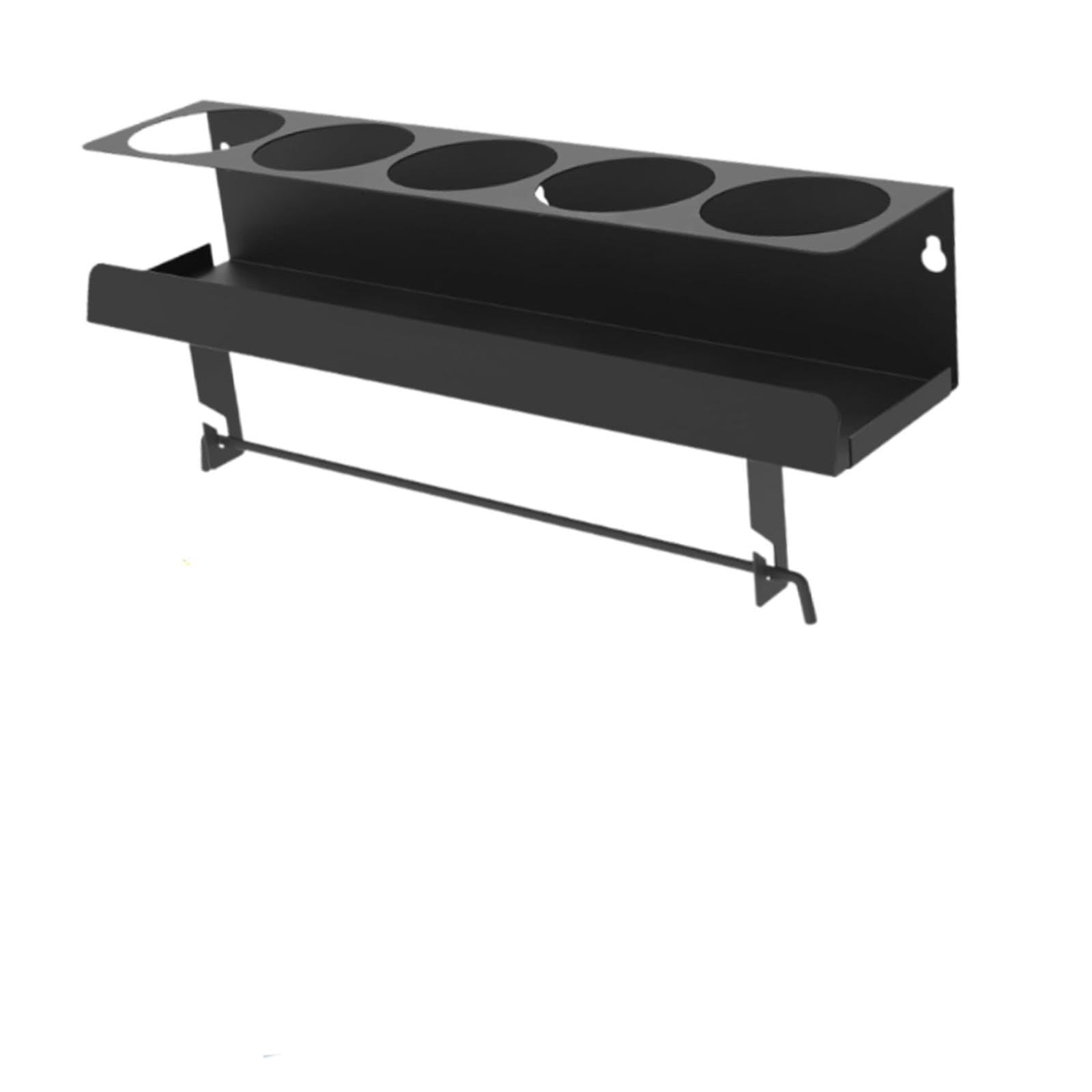 ALCXAZS Maintain Order With 5 Slots Spray Can Holder Providing Ample Room To Bottles Secure And Visible Providing Ample Space For Convenient Storage Of Bottle